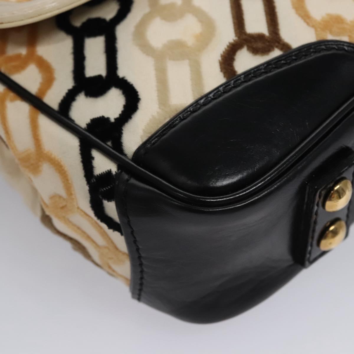 LOUIS VUITTON Monogram Charm Pochette Lover Bag Ivory M95194 LV Auth BA333SAV