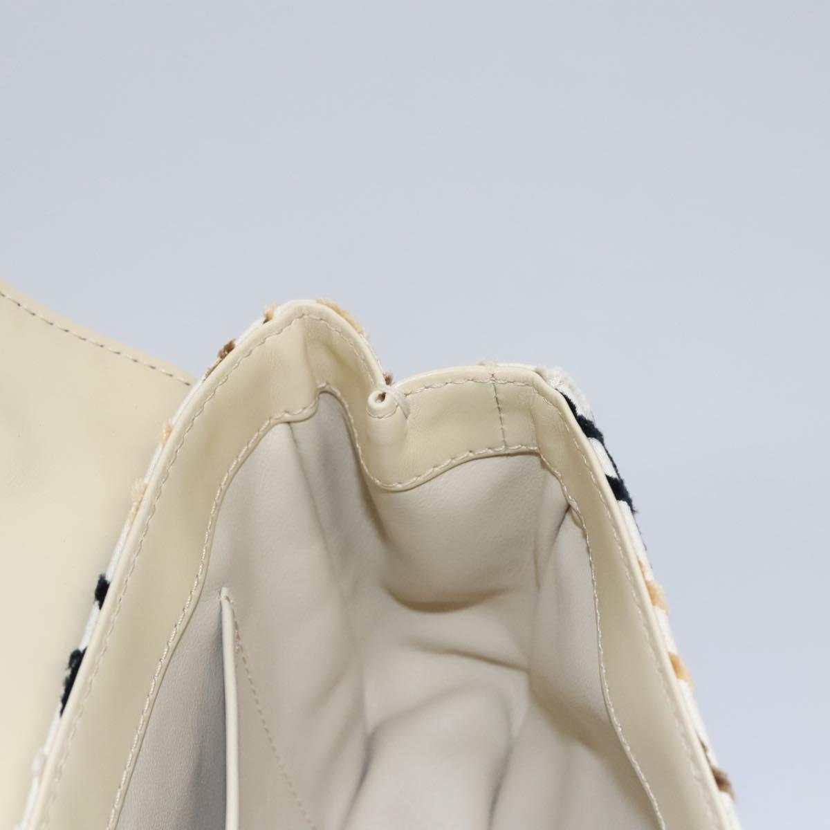 LOUIS VUITTON Monogram Charm Pochette Lover Bag Ivory M95194 LV Auth BA333SA