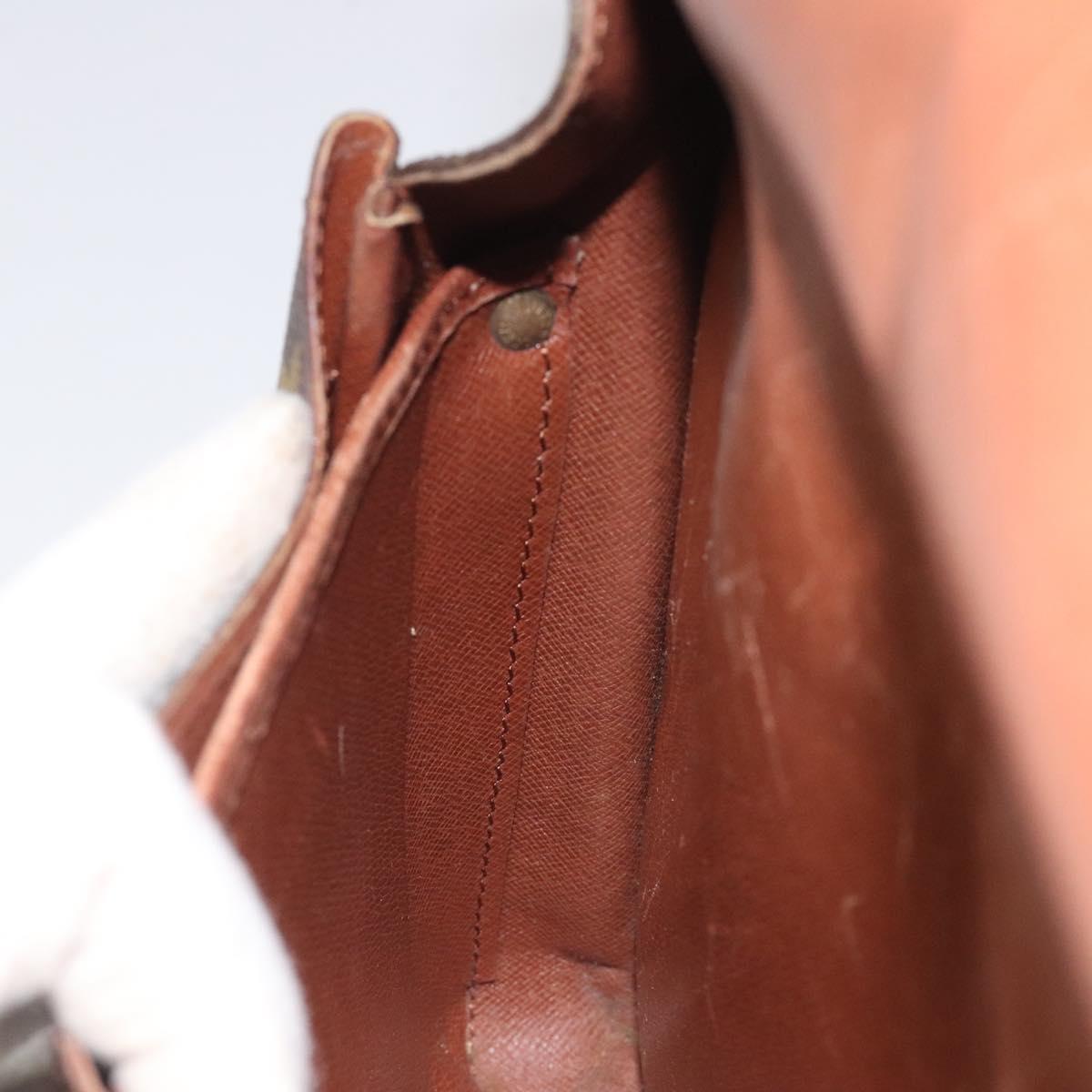 LOUIS VUITTON Monogram Cartouchiere GM Shoulder Bag M51252 LV Auth BA3340