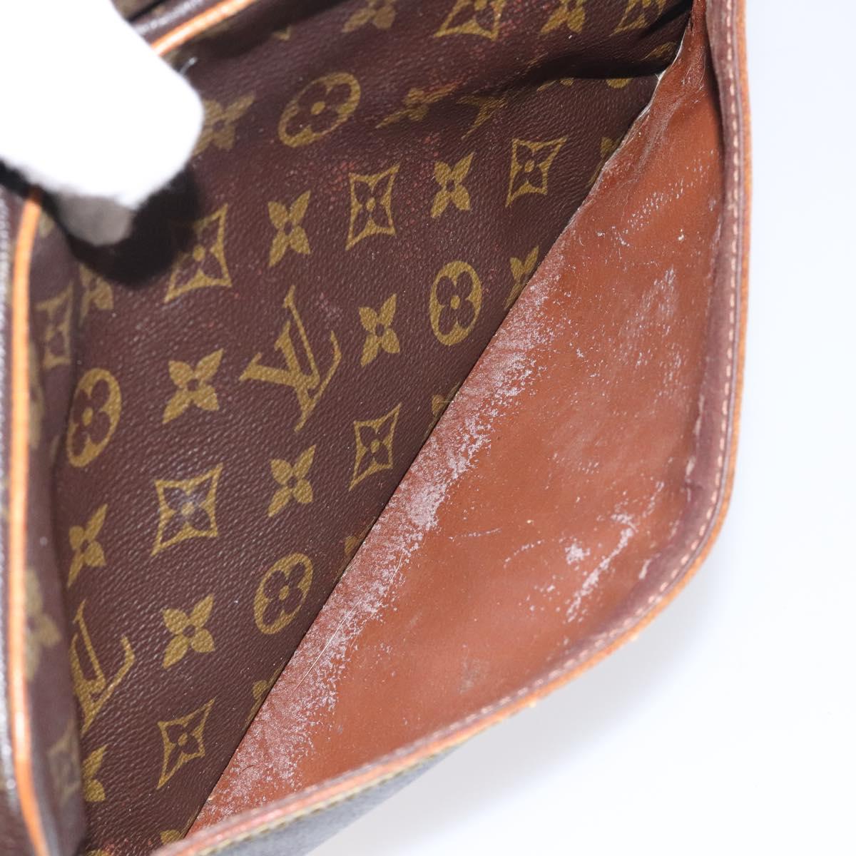 LOUIS VUITTON Monogram Compiegne 28 Clutch Bag M51845 LV Auth BA3364