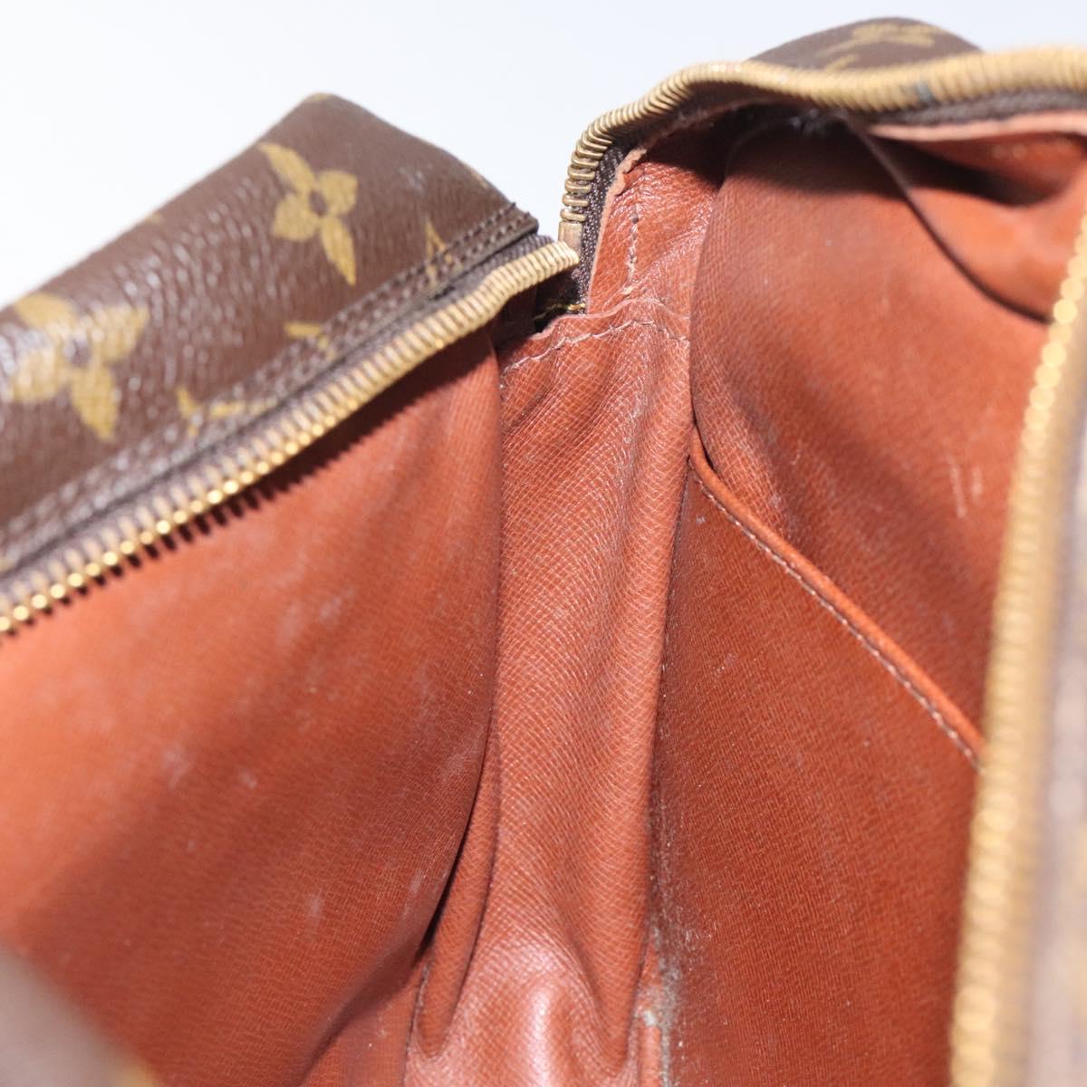LOUIS VUITTON Monogram Compiegne 28 Clutch Bag M51845 LV Auth BA3365