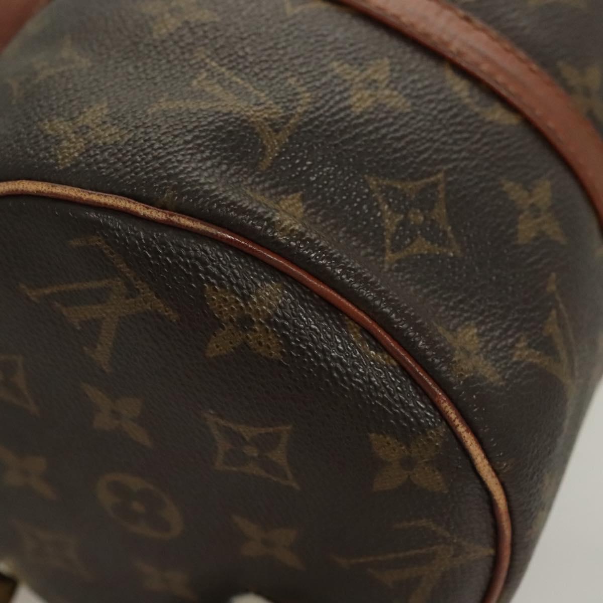 LOUIS VUITTON Monogram Papillon 30 Hand Bag M51385 LV Auth BA3373
