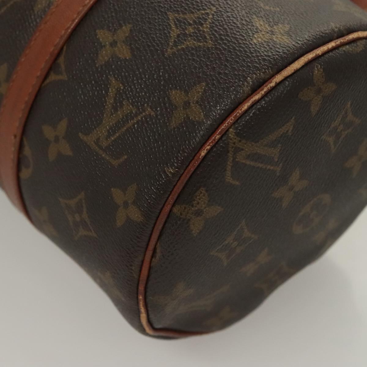 LOUIS VUITTON Monogram Papillon 30 Hand Bag M51385 LV Auth BA3373