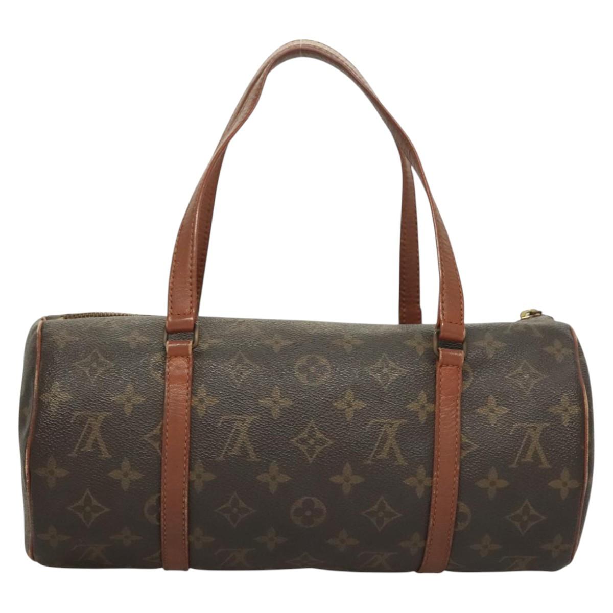 LOUIS VUITTON Monogram Papillon 30 Hand Bag M51385 LV Auth BA3373