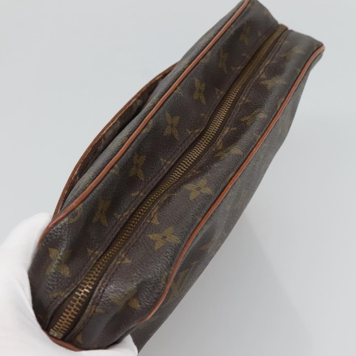 LOUIS VUITTON Monogram Compiegne 28 Clutch Bag M51845 LV Auth BA3377