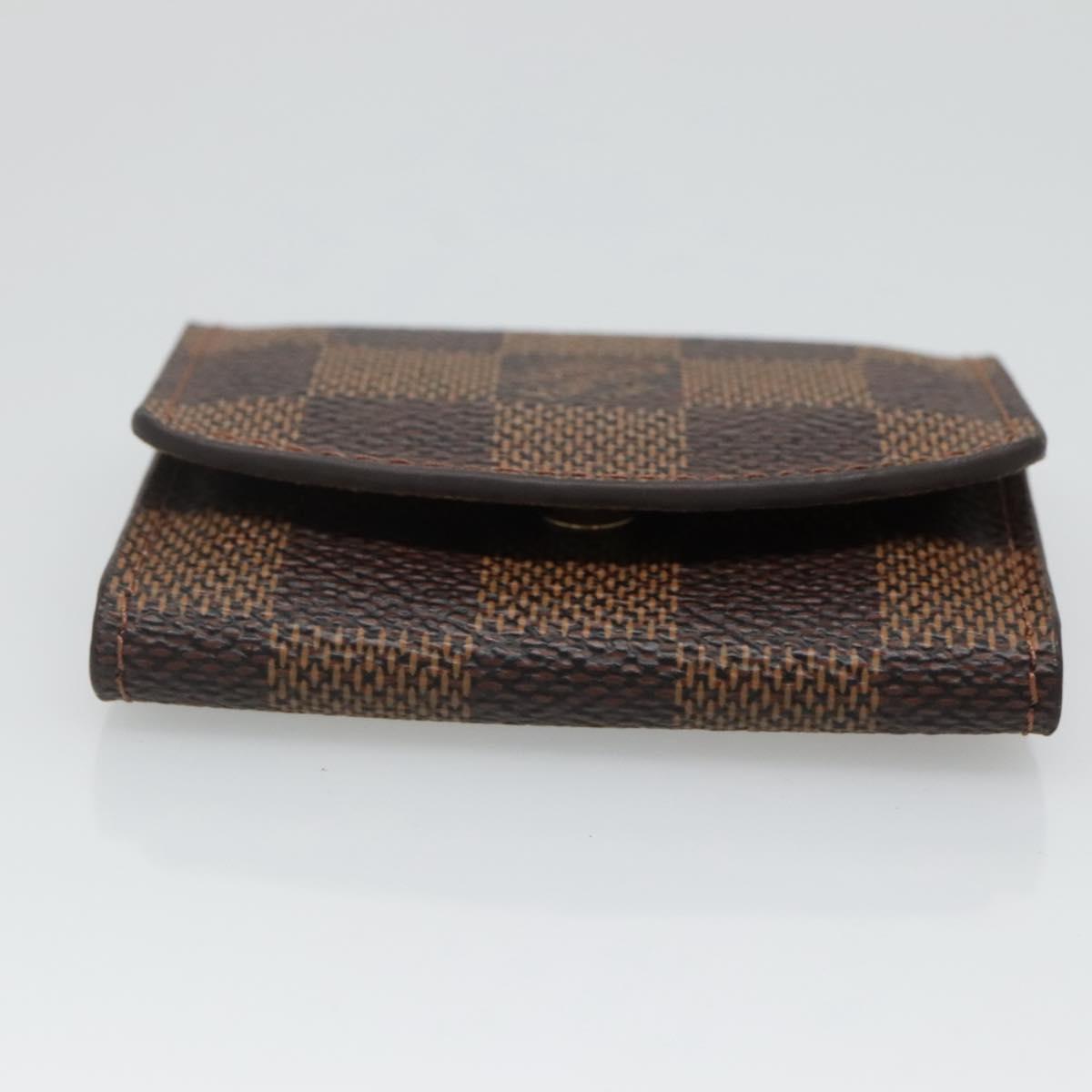 LOUIS VUITTON Damier Ebene Cuff Case LV Auth BA3389