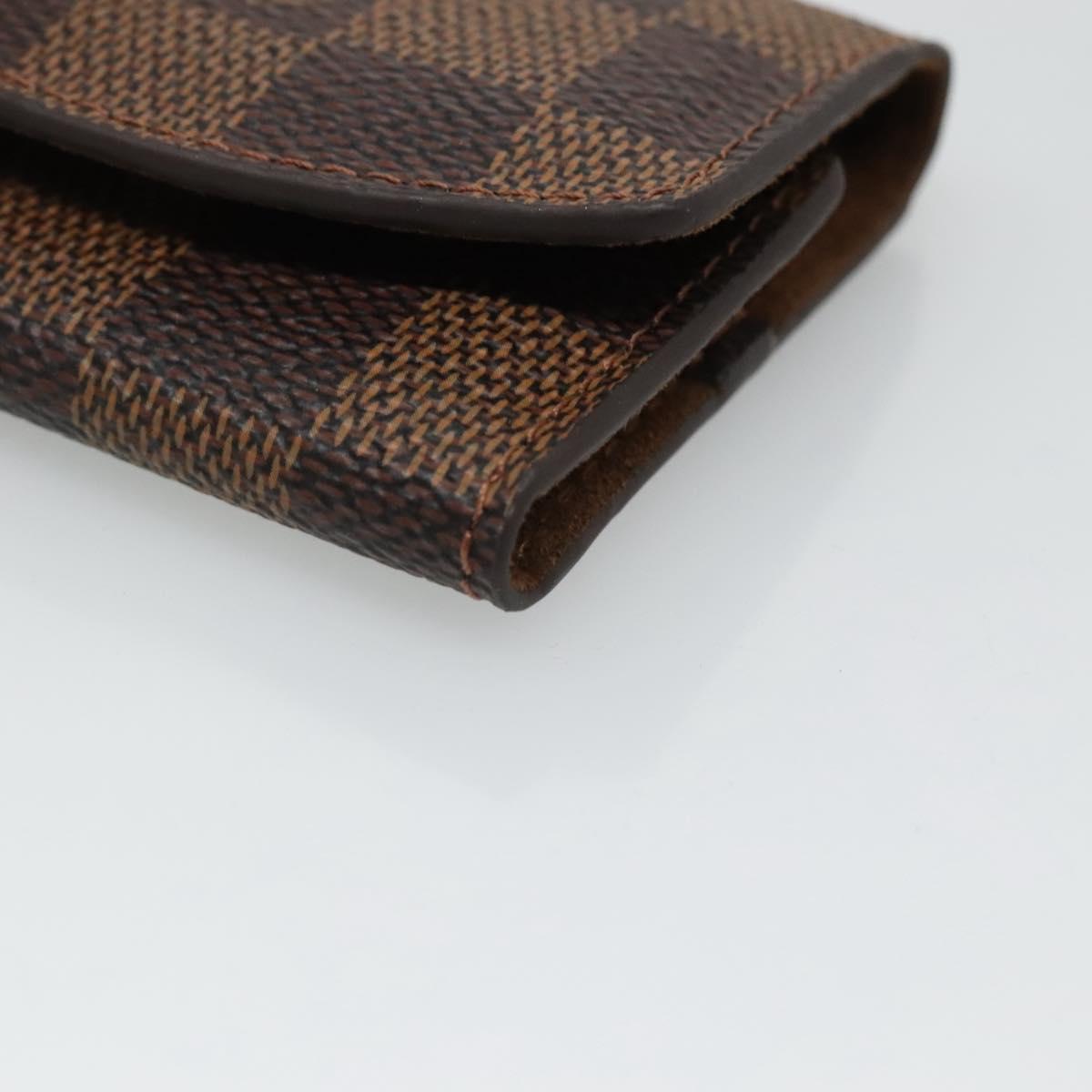 LOUIS VUITTON Damier Ebene Cuff Case LV Auth BA3389
