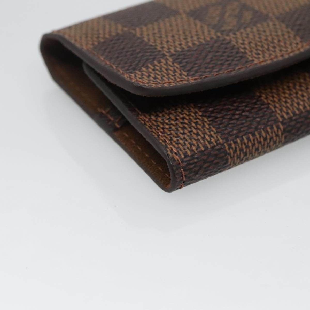 LOUIS VUITTON Damier Ebene Cuff Case LV Auth BA3389