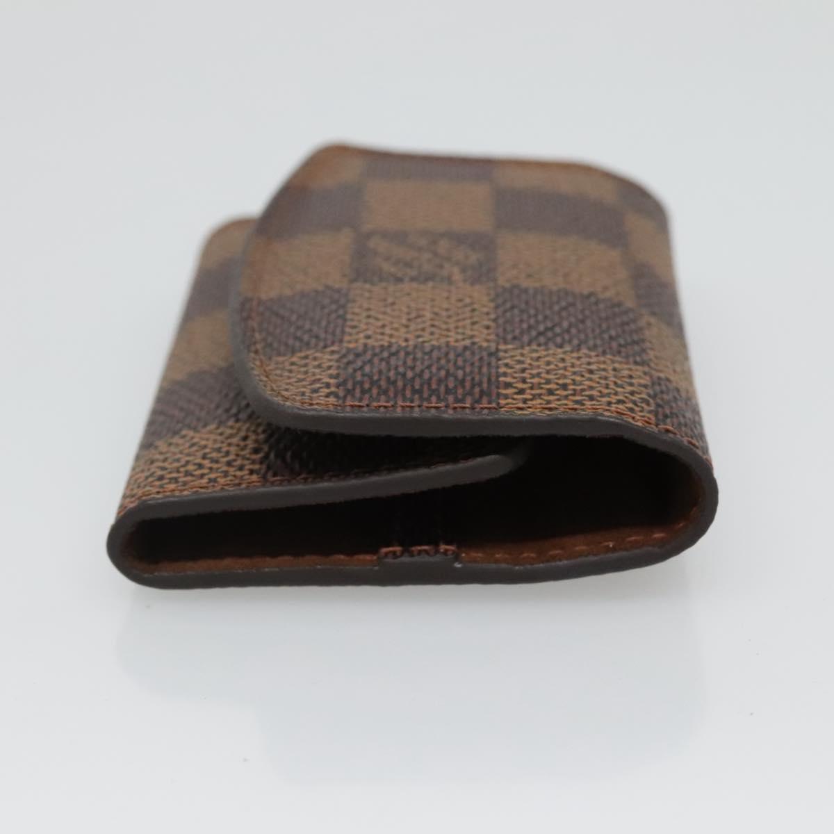 LOUIS VUITTON Damier Ebene Cuffs Cuff Case LV Auth BA3390