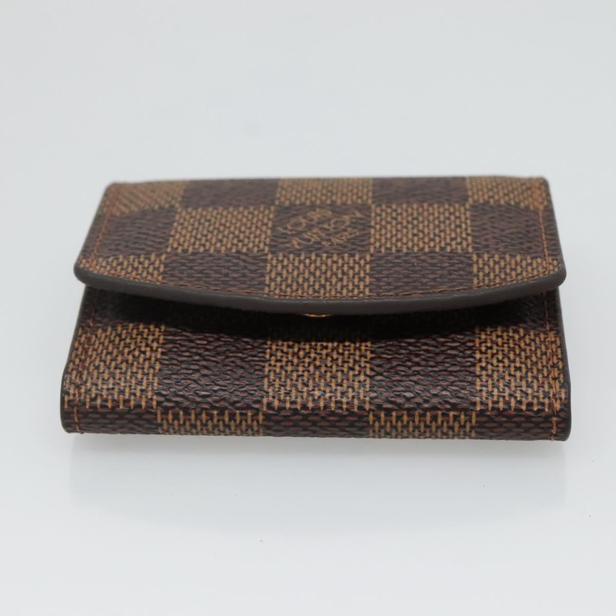 LOUIS VUITTON Damier Ebene Cuffs Cuff Case LV Auth BA3390