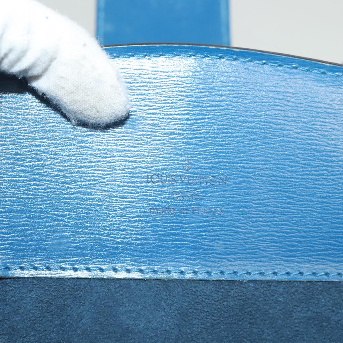 LOUIS VUITTON Epi Cluny Shoulder Bag Blue M52255 LV Auth BA3397