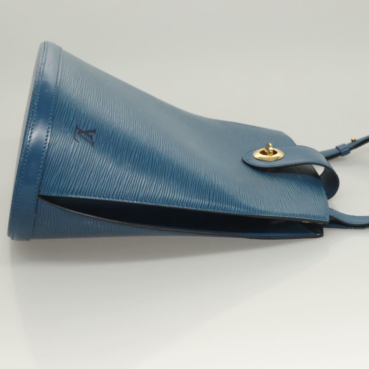 LOUIS VUITTON Epi Cluny Shoulder Bag Blue M52255 LV Auth BA3397