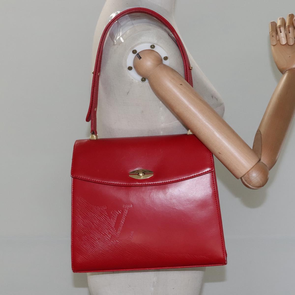 LOUIS VUITTON Epi Opera line Spartan Shoulder Bag Red M63947 LV Auth BA346