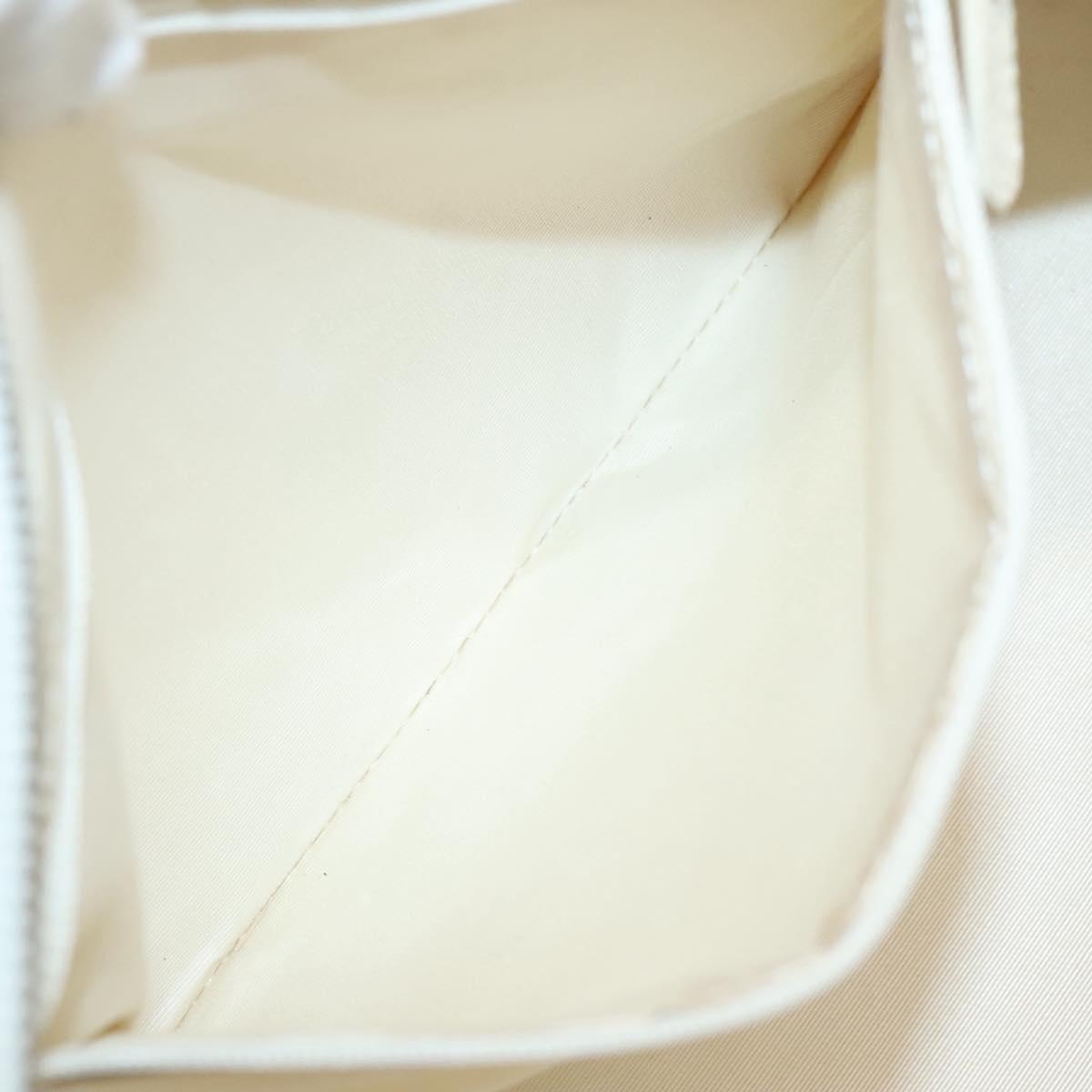 BVLGARI Logo Mania Tote Bag Canvas Pink Silver Auth BA3462