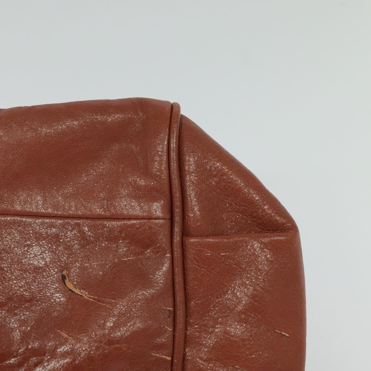 Chloe Etel Hand Bag Leather 2way Pink Gold Auth BA3475