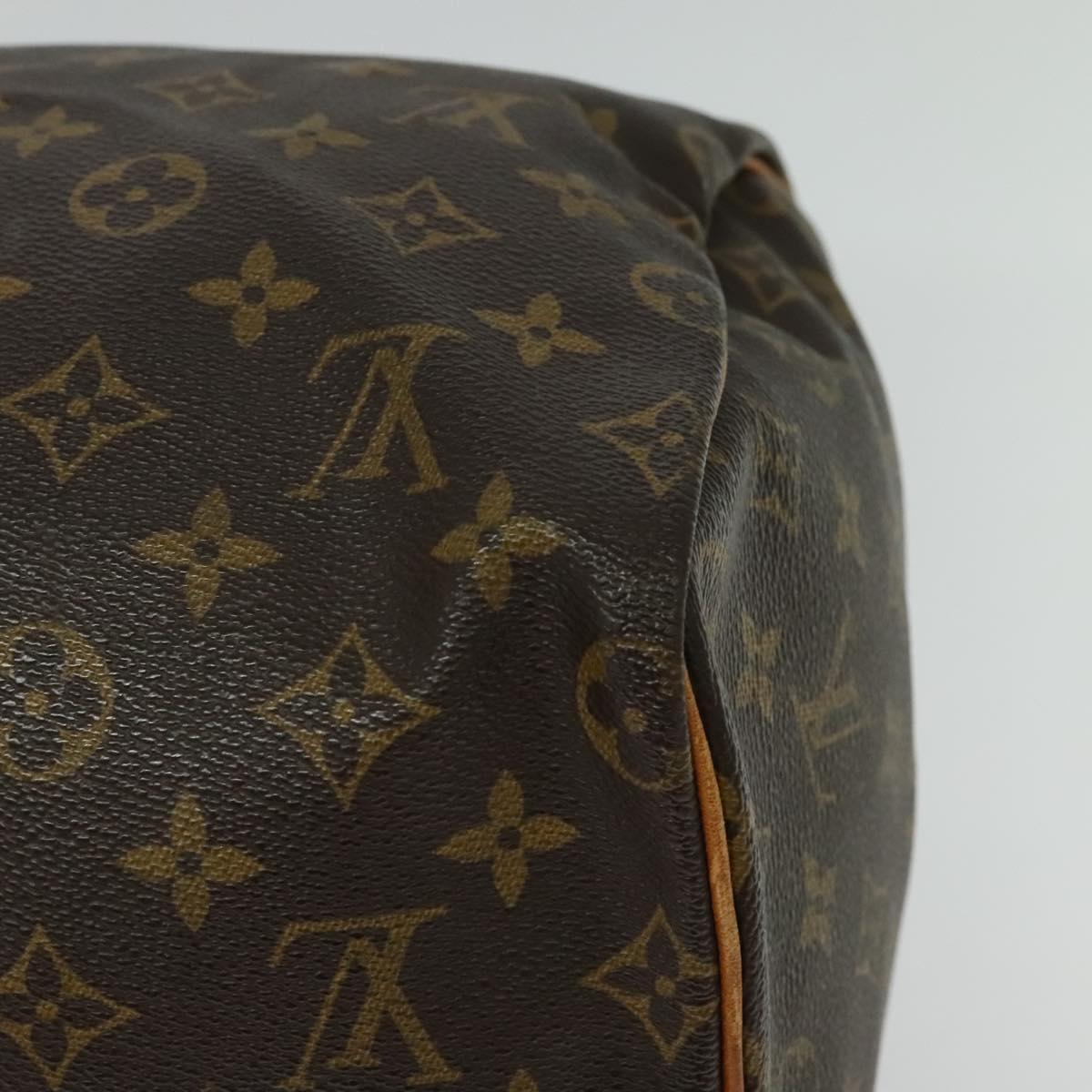 LOUIS VUITTON Monogram Speedy 40 Hand Bag M41522 LV Auth BA3490