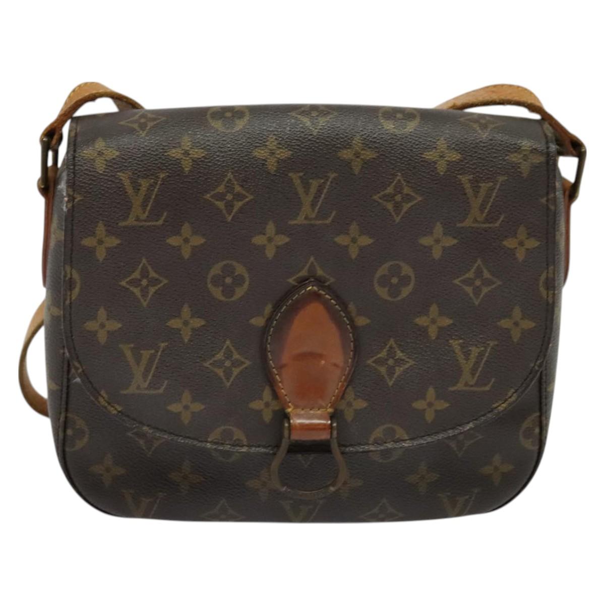 LOUIS VUITTON Monogram Saint Cloud GM Shoulder Bag M51242 LV Auth BA3492