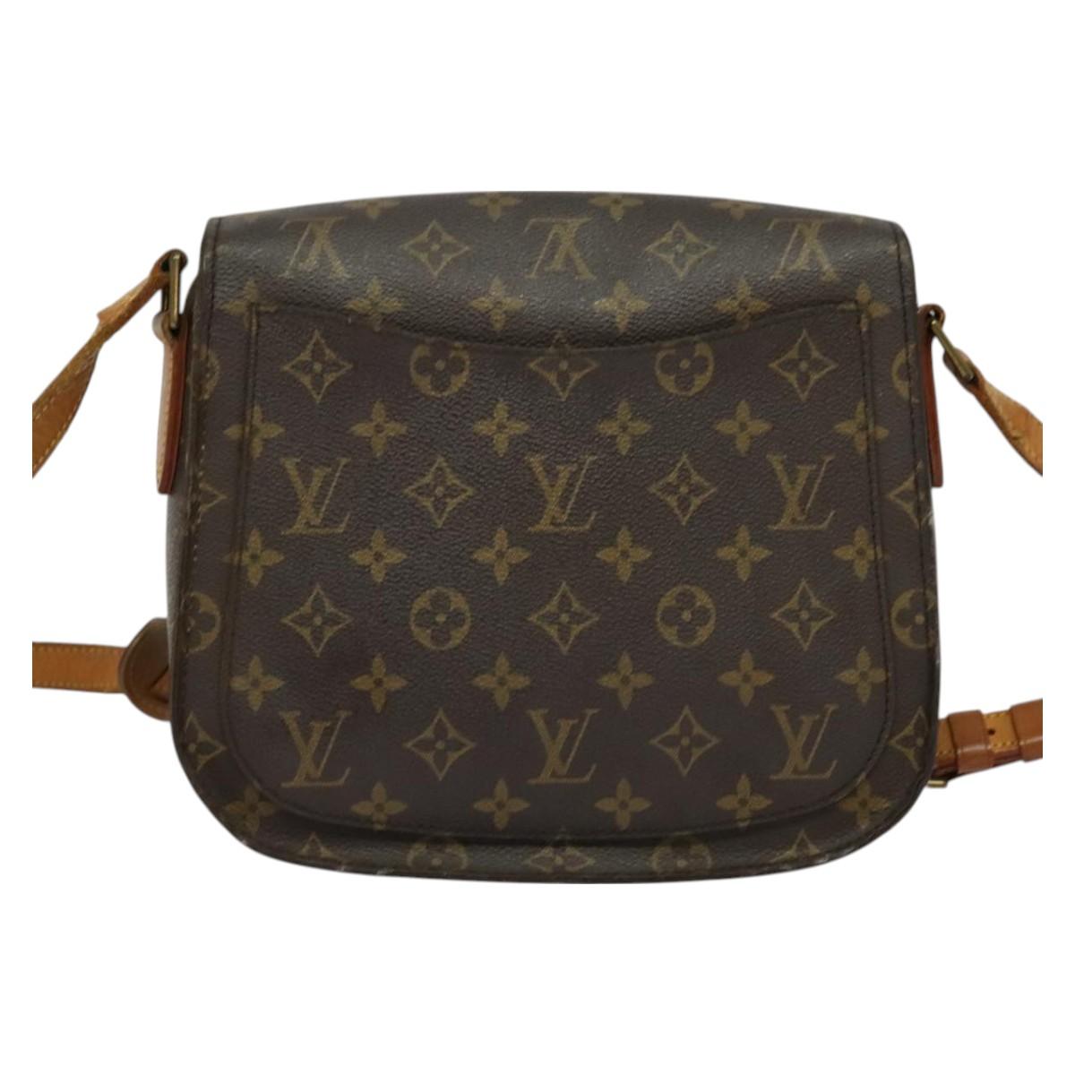 LOUIS VUITTON Monogram Saint Cloud GM Shoulder Bag M51242 LV Auth BA3492
