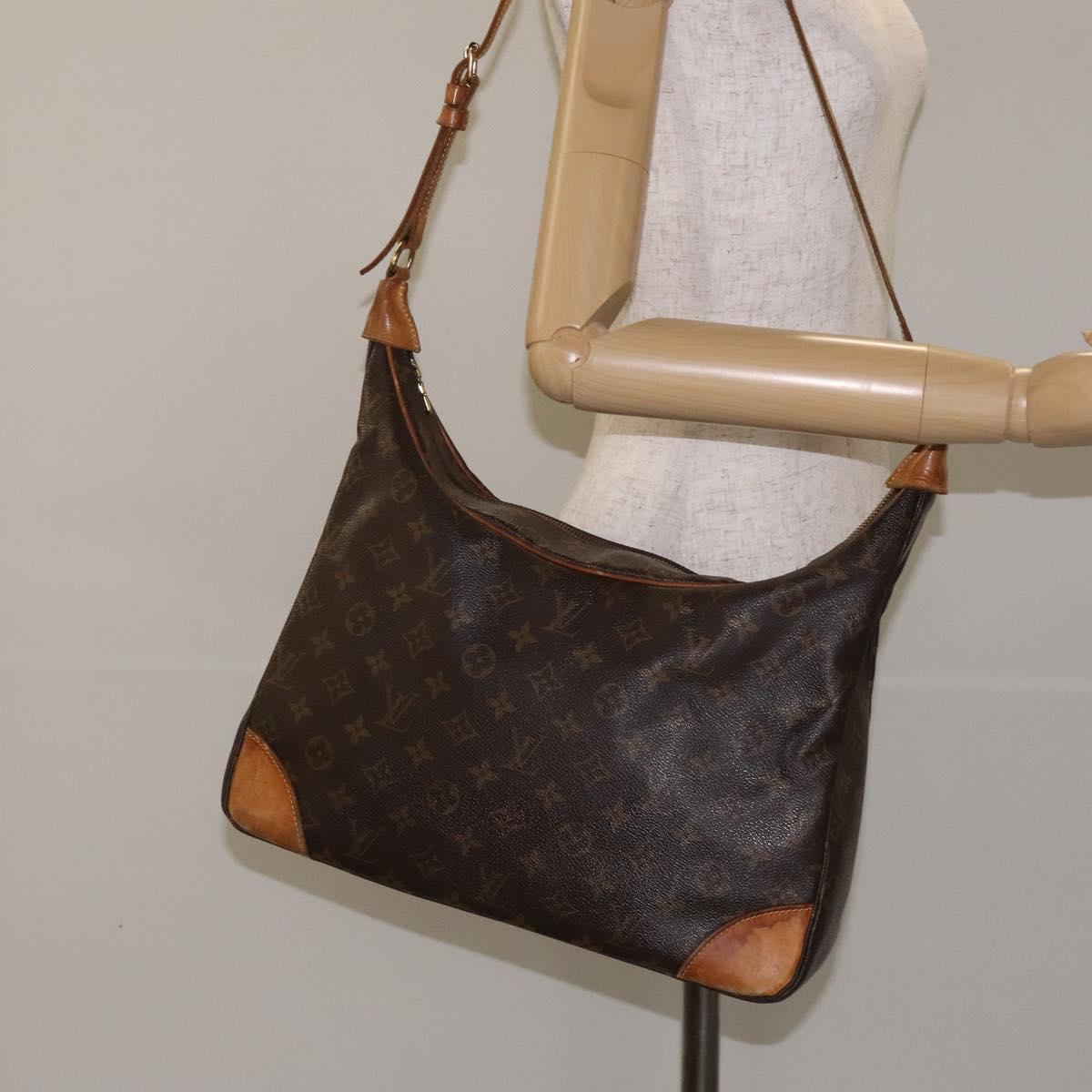 LOUIS VUITTON Monogram Boulogne 35 Shoulder Bag M51260 LV Auth BA3493
