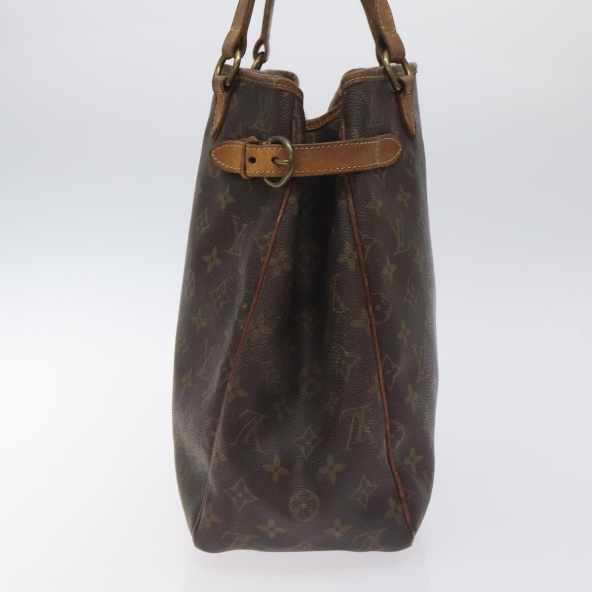 LOUIS VUITTON Monogram Batignolles Vertical Tote Bag M51153 LV Auth BA3494