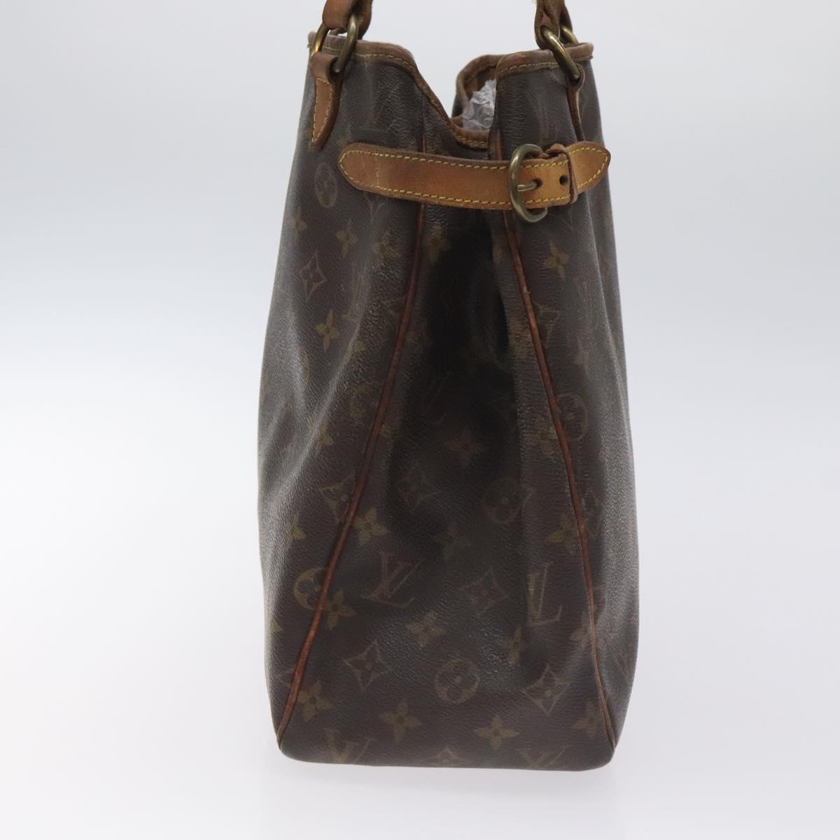 LOUIS VUITTON Monogram Batignolles Vertical Tote Bag M51153 LV Auth BA3494