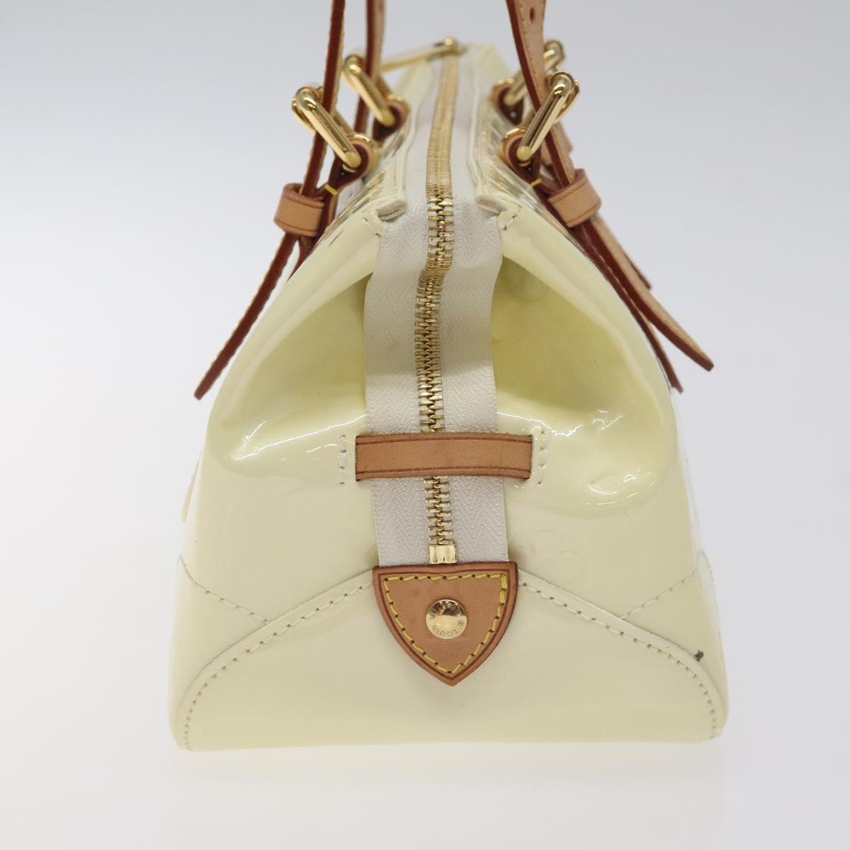 LOUIS VUITTON Monogram Vernis Rosewood Avenue Hand Bag Perle M93508 Auth BA3496