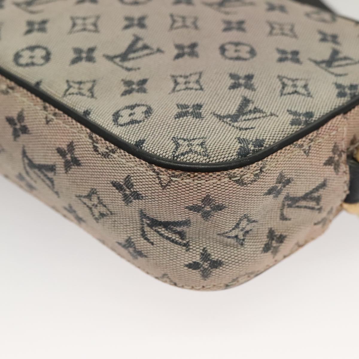 LOUIS VUITTON Monogram Mini Juliet MM Shoulder Bag Blue M92004 LV Auth BA3497
