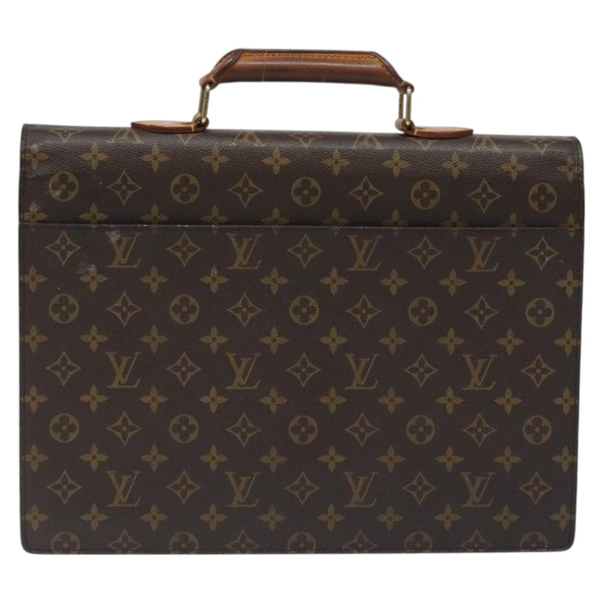 LOUIS VUITTON Monogram Serviette Conseiller Briefcase M53331 LV Auth BA3506