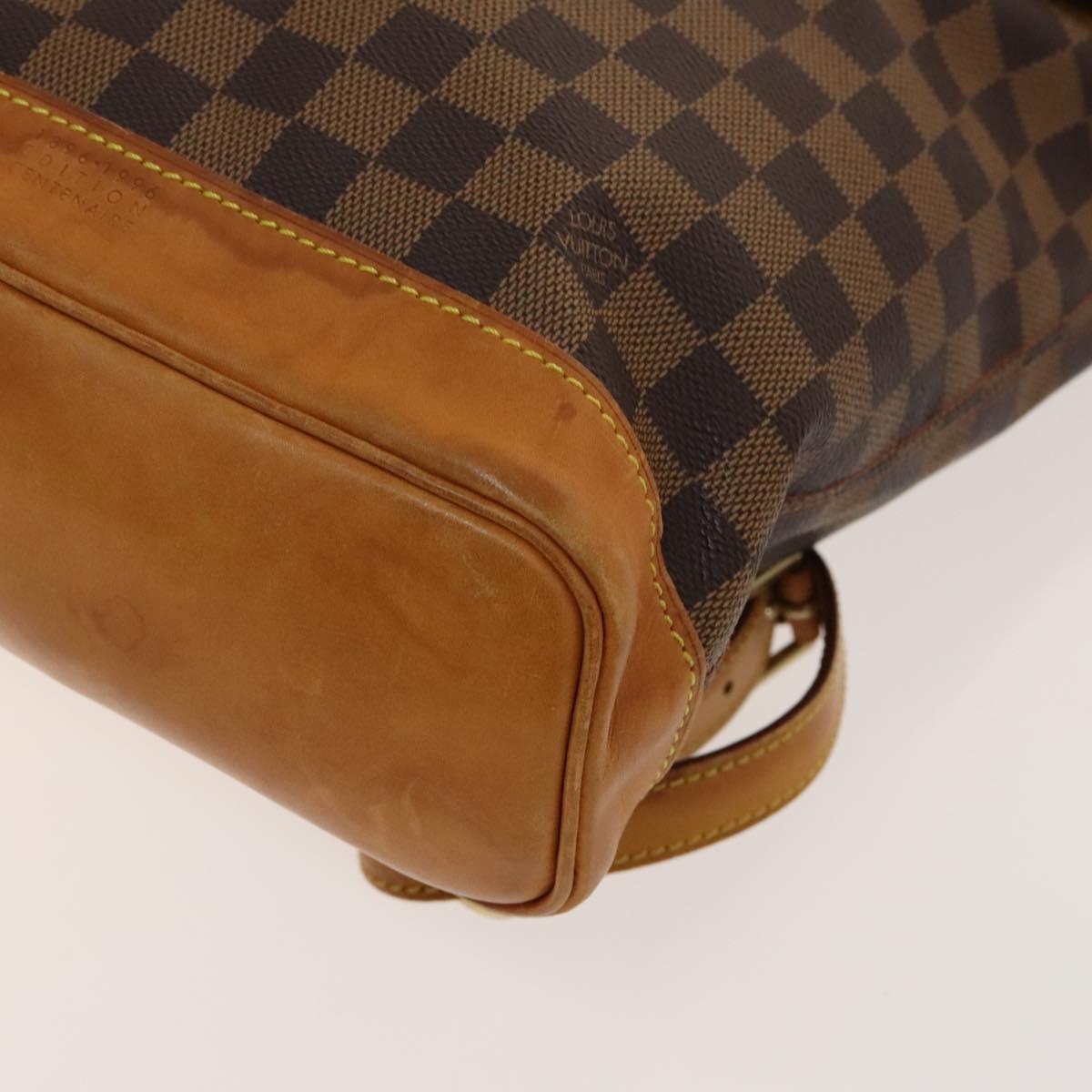 LOUIS VUITTON Damier Ebene Arlucan Backpack N99038 LV Auth BA3508