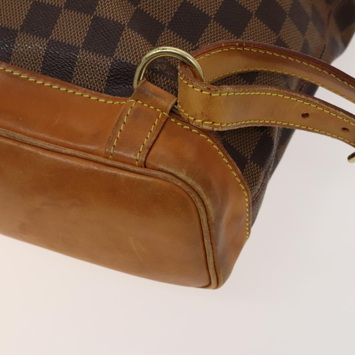 LOUIS VUITTON Damier Ebene Arlucan Backpack N99038 LV Auth BA3508