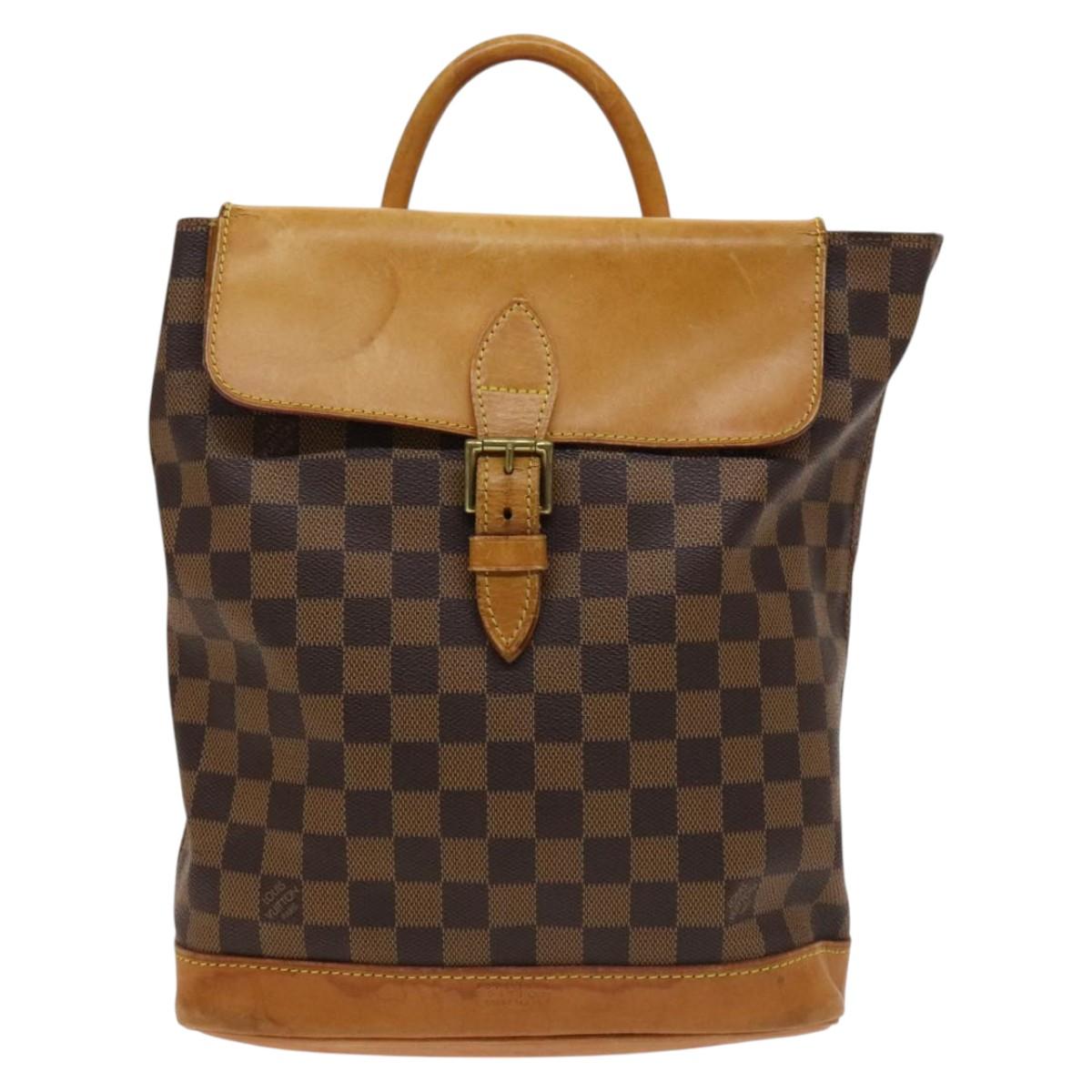 LOUIS VUITTON Damier Ebene Arlucan Backpack N99038 LV Auth BA3508