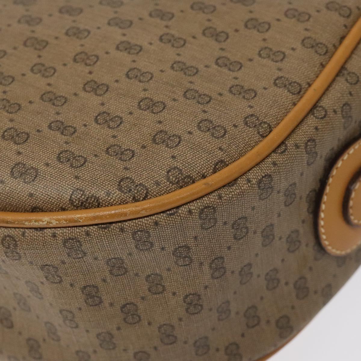 GUCCI Micro GG Supreme Web Sherry Line Bag PVC Brown 001 115 0918 Auth BA352