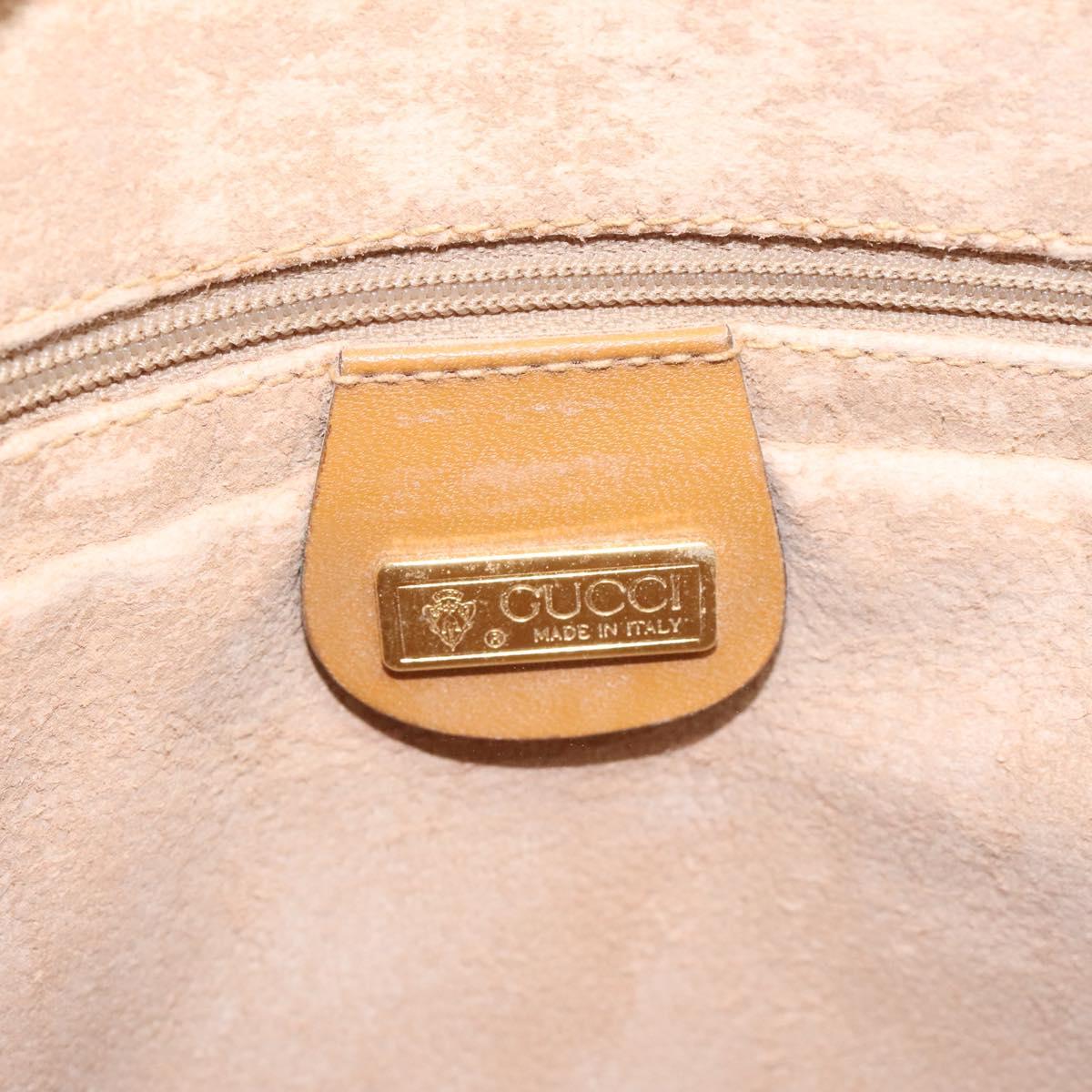 GUCCI Micro GG Supreme Web Sherry Line Bag PVC Brown 001 115 0918 Auth BA352