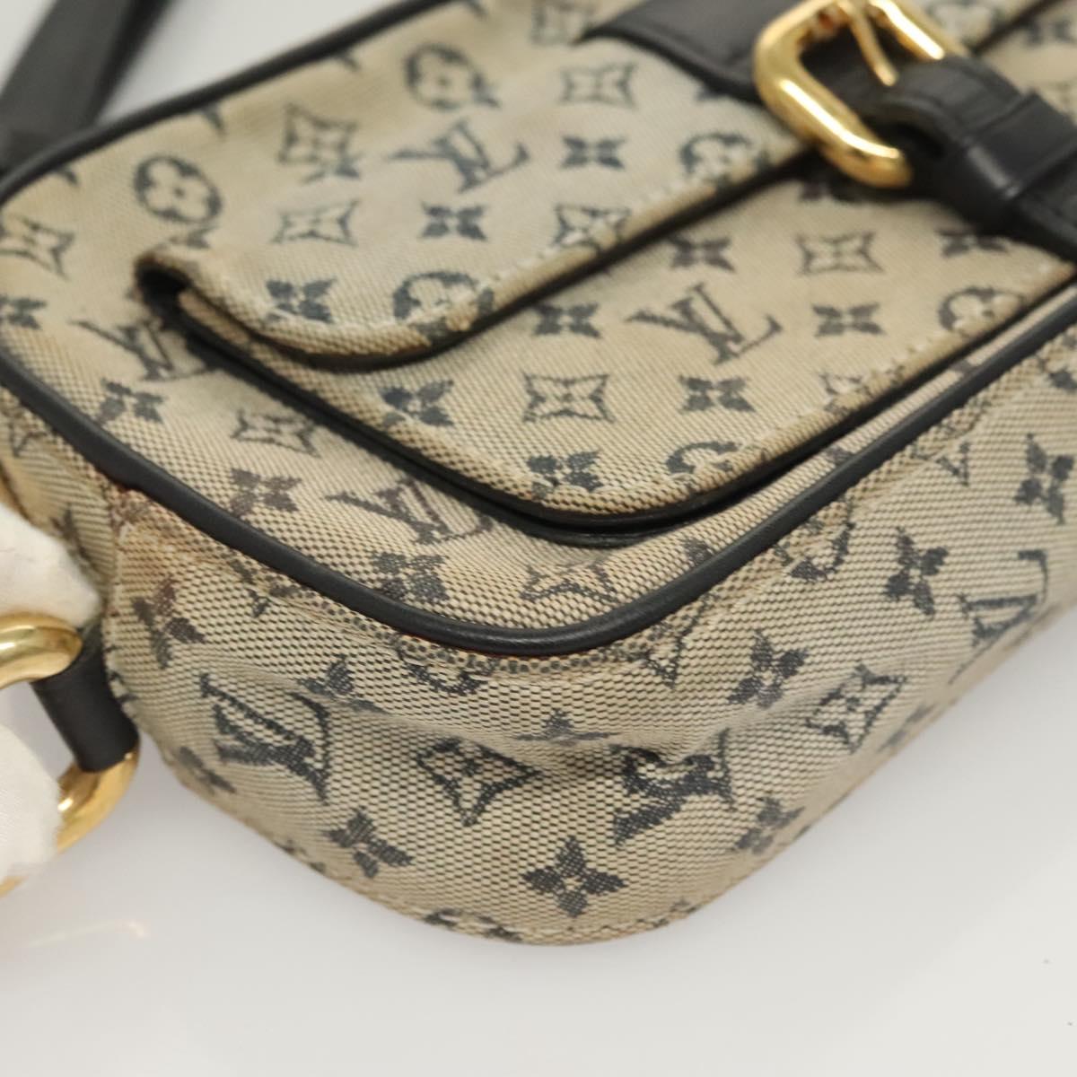 LOUIS VUITTON Monogram Mini Juliet MM Shoulder Bag Blue M92004 LV Auth BA3525