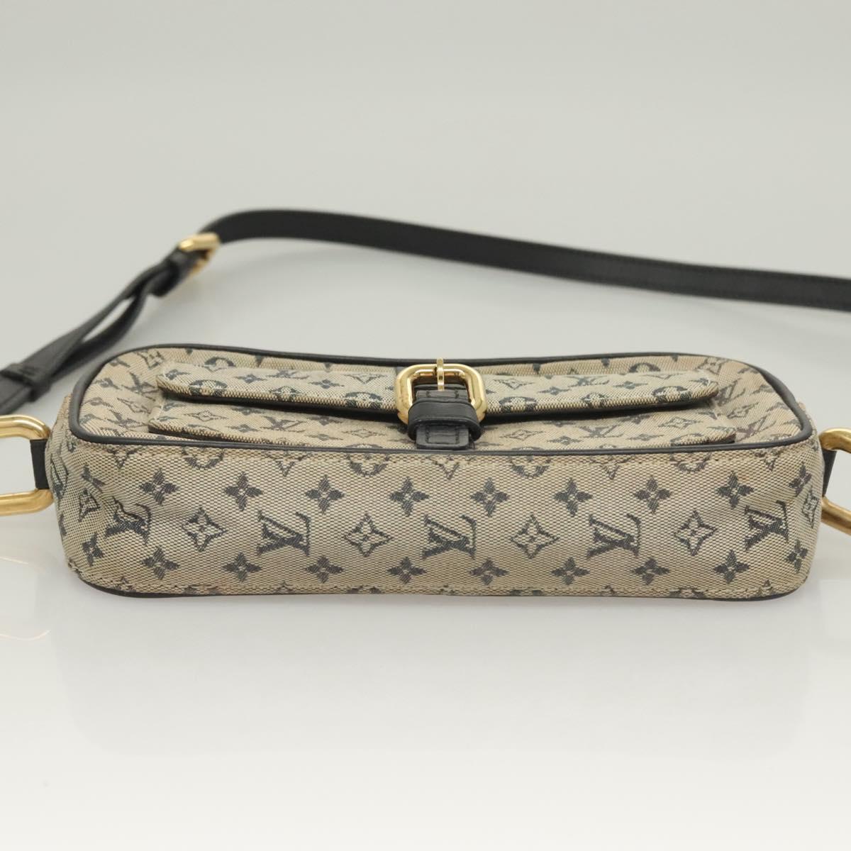 LOUIS VUITTON Monogram Mini Juliet MM Shoulder Bag Blue M92004 LV Auth BA3525