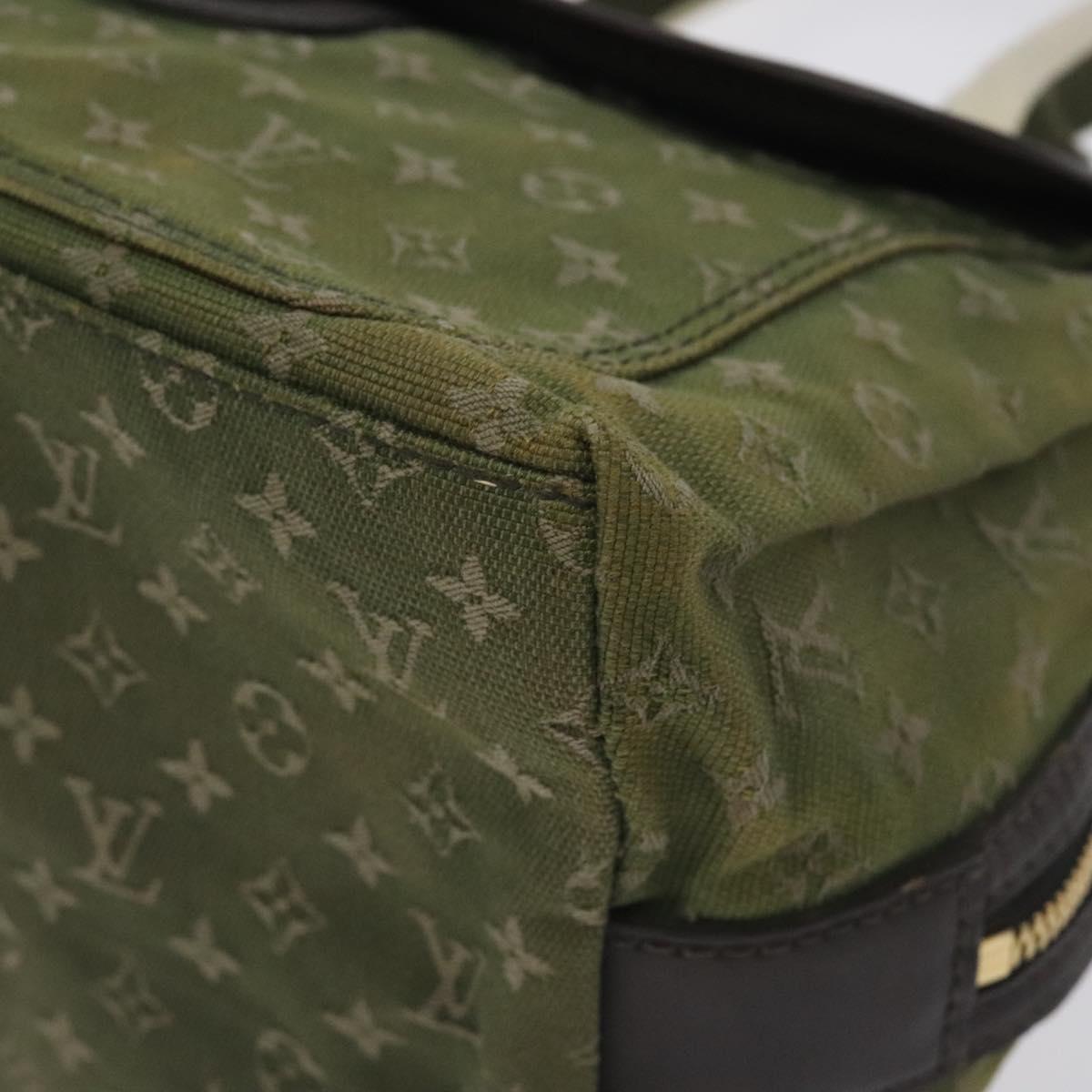 LOUIS VUITTON Monogram Mini Sac Marie Kate Bag TST Khaki M92507 LV Auth BA3527