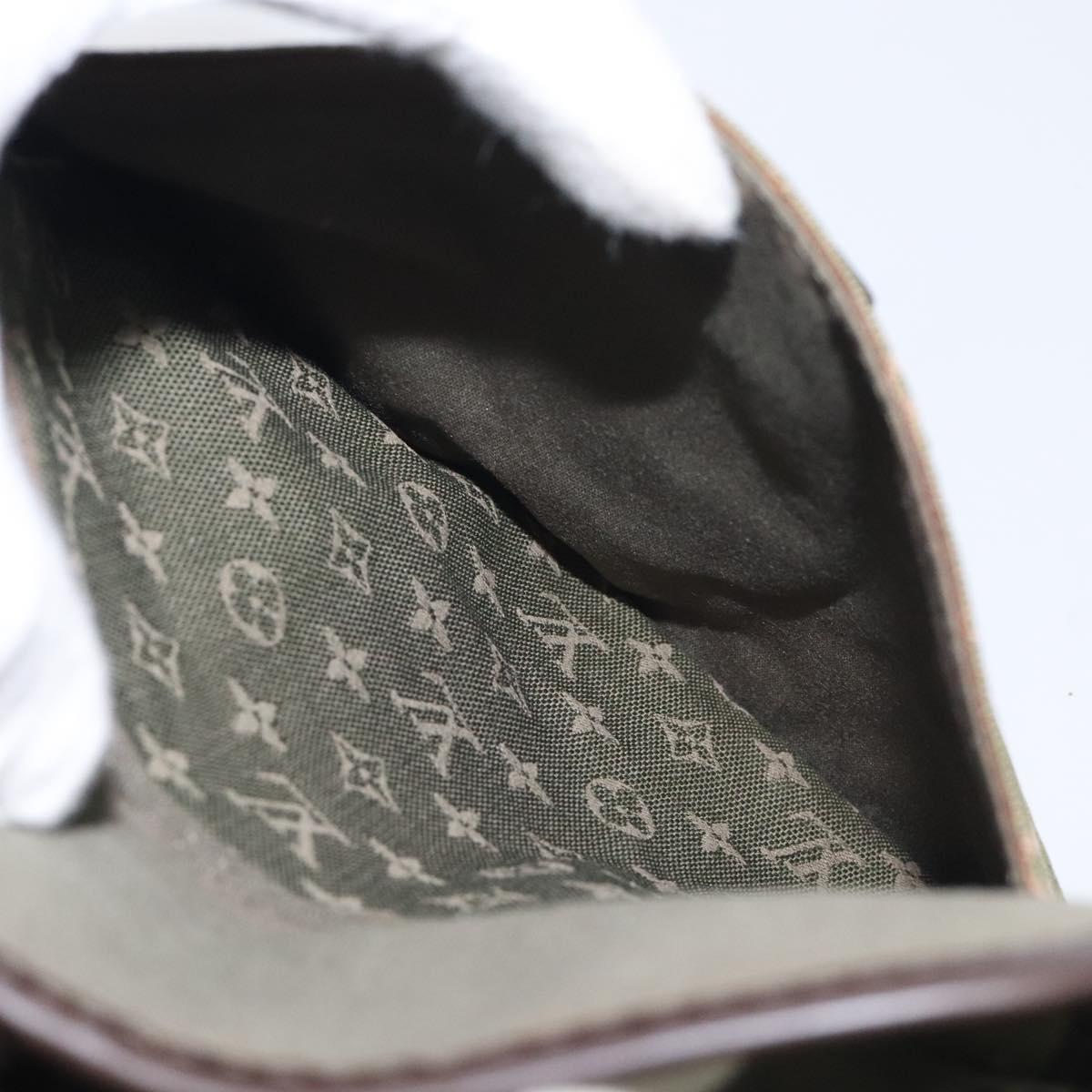 LOUIS VUITTON Monogram Mini Sac Marie Kate Bag TST Khaki M92507 LV Auth BA3527