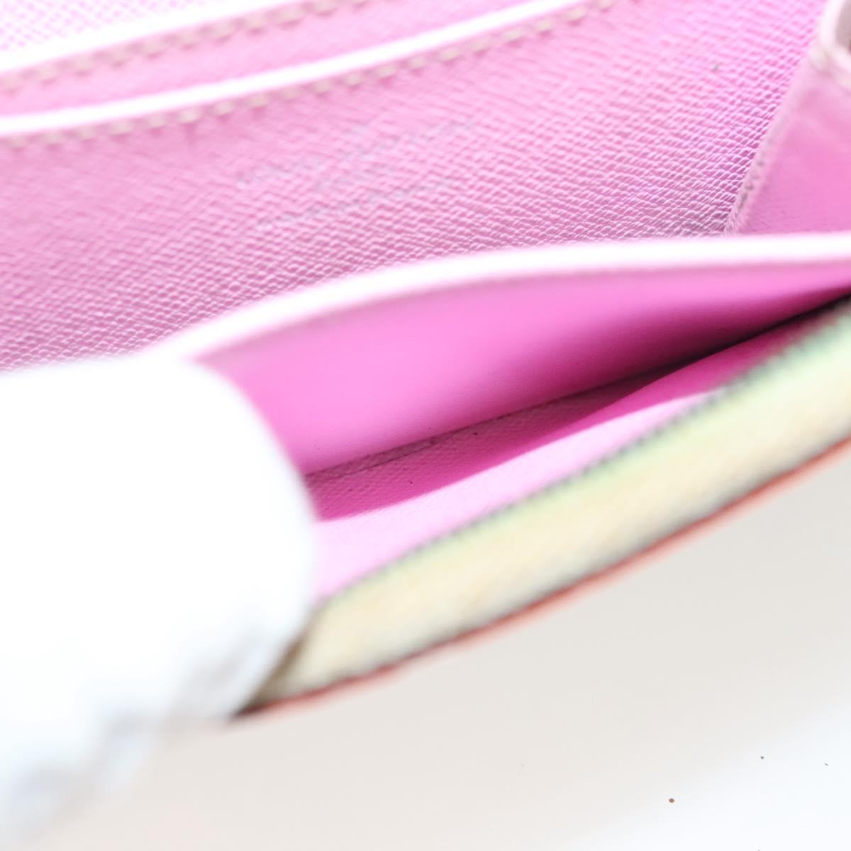 LOUIS VUITTON Monogram Multicolor Zippy Coin Purse White M93741 LV Auth BA3531