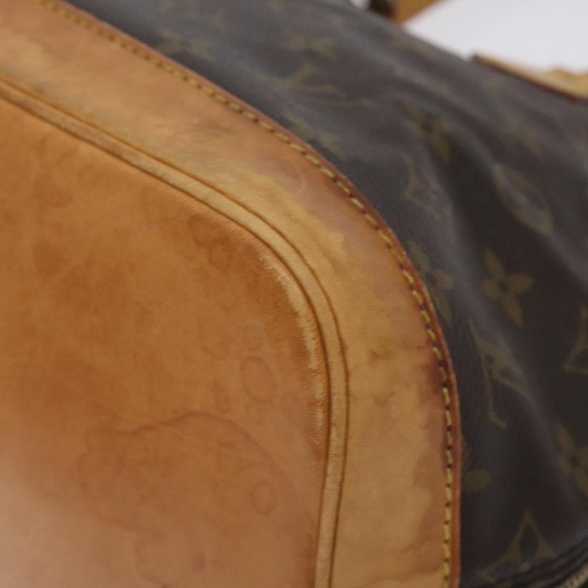 LOUIS VUITTON Monogram Alma Hand Bag M51130 LV Auth BA3586