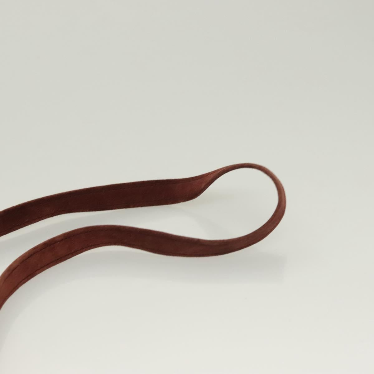 SAINT LAURENT Shoulder Bag Suede Brown Auth BA3599
