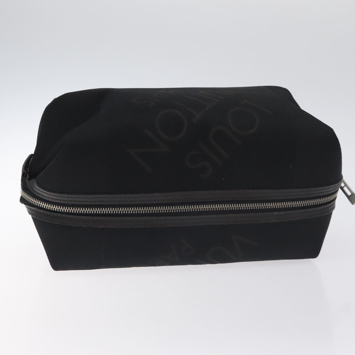 LOUIS VUITTON Damier Geant Trousse Albatross Bag Black Noir M93091 Auth BA3633