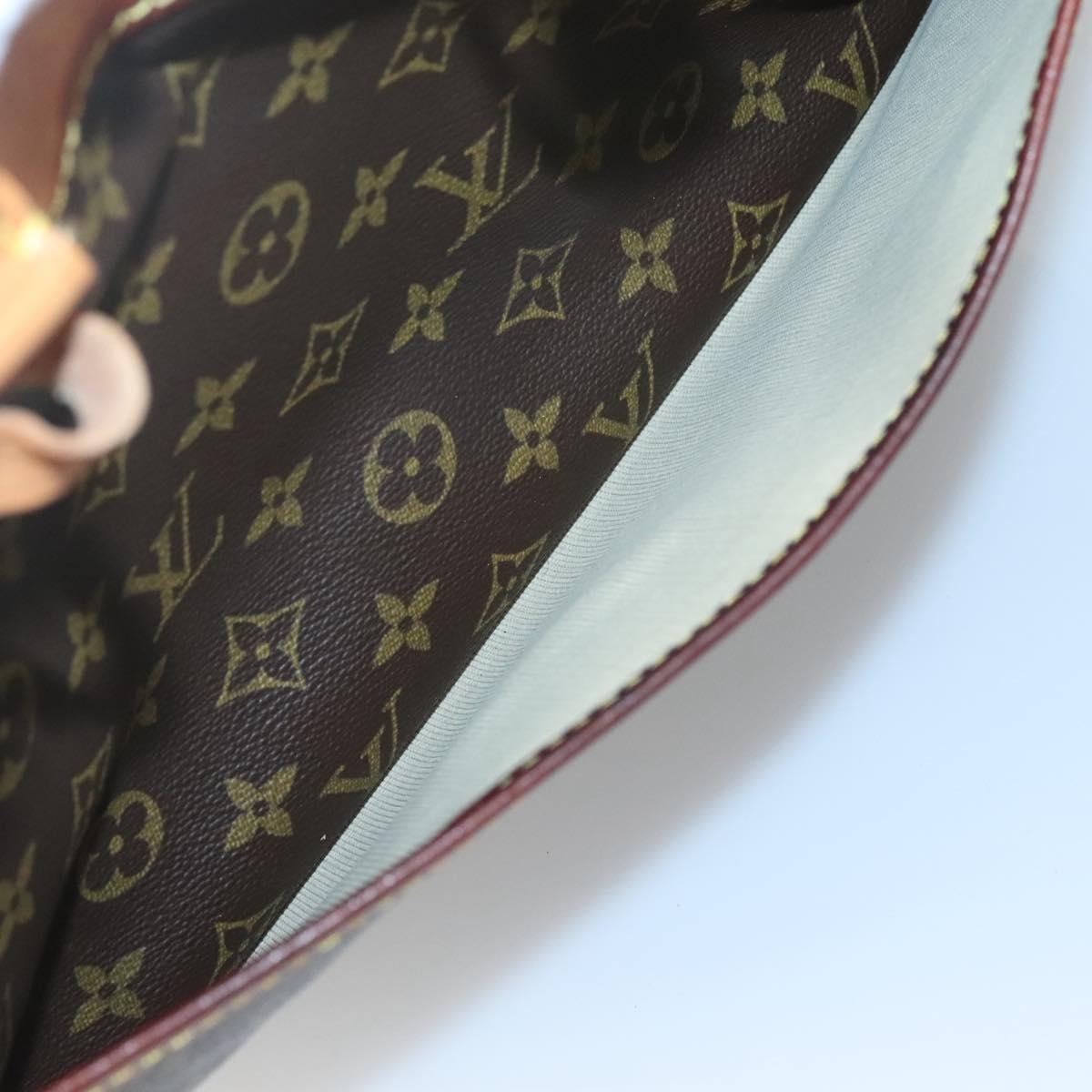 LOUIS VUITTON Monogram Deauville Hand Bag M47270 LV Auth BA3647