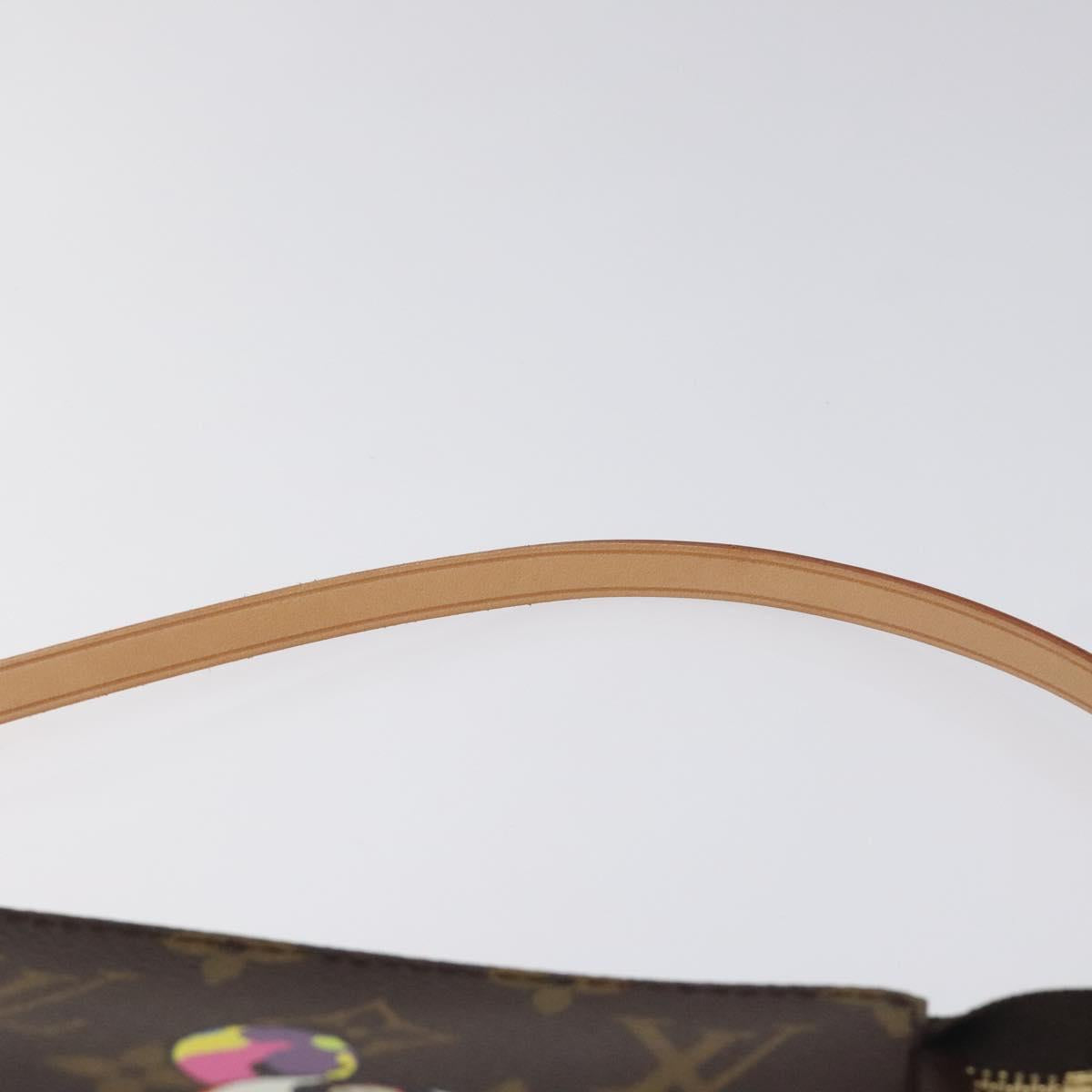 LOUIS VUITTON Monogram Panda Pochette Accessoires Pouch M51981 LV Auth BA3649V
