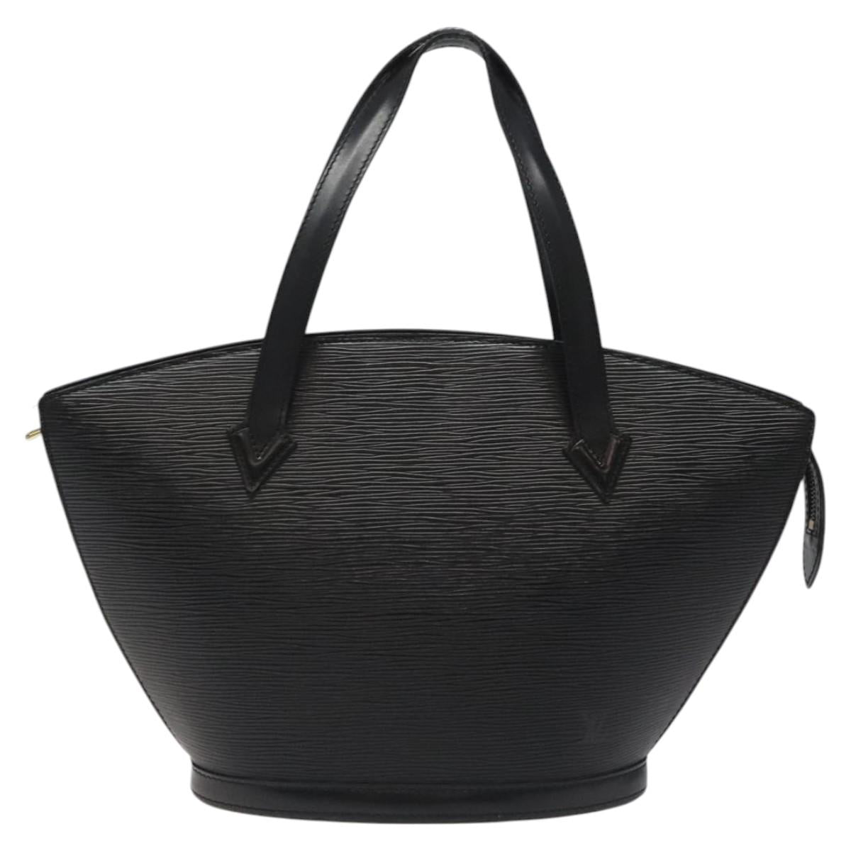 LOUIS VUITTON Epi Saint Jacques Hand Bag Black M52272 LV Auth BA365