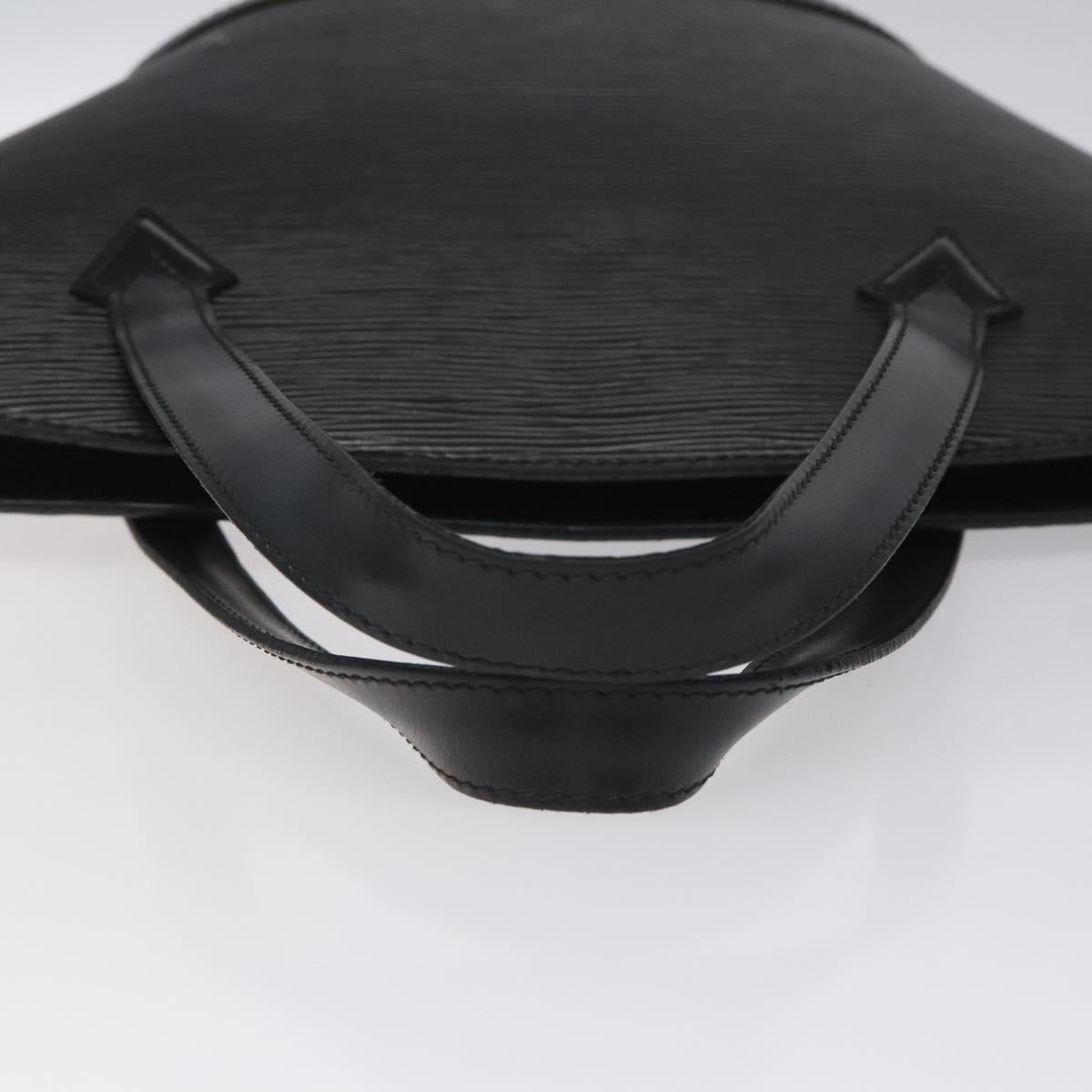 LOUIS VUITTON Epi Saint Jacques Hand Bag Black M52272 LV Auth BA365