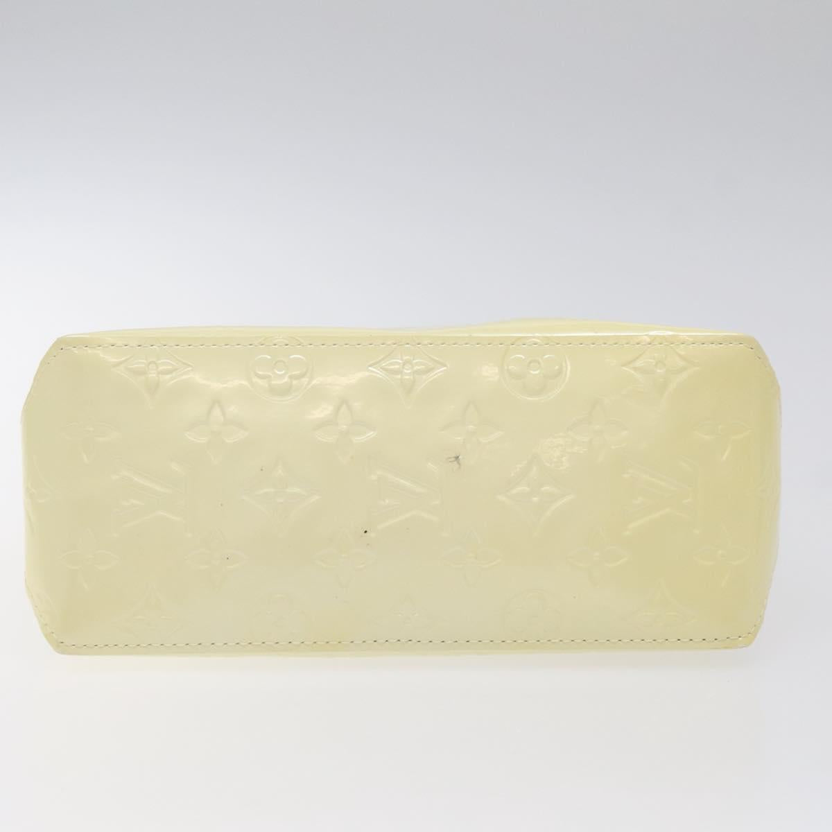 LOUIS VUITTON Monogram Vernis Reade PM Hand Bag Perle M91336 LV Auth BA3673
