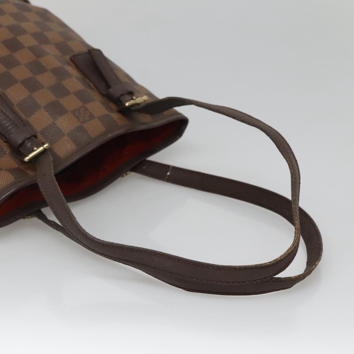 LOUIS VUITTON Damier Ebene Marais Shoulder Bag N42240 LV Auth BA3710