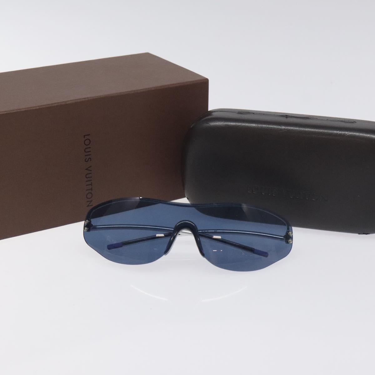 LOUIS VUITTON LV Cup Sunglasses plastic Blue M80591 LV Auth BA3714