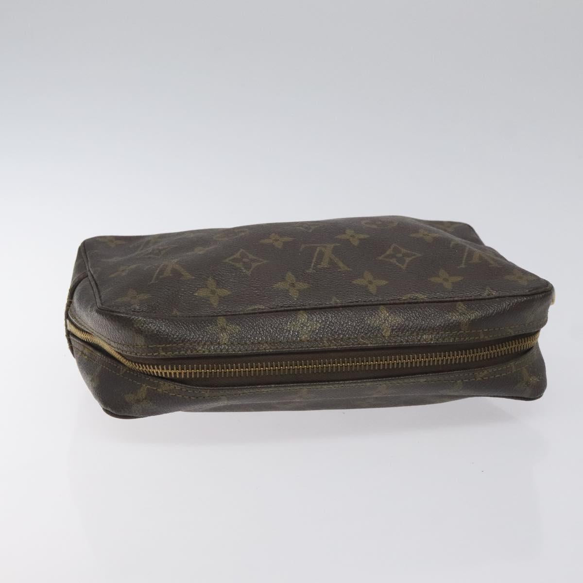 LOUIS VUITTON Monogram Trousse Toilette 23 Clutch Bag M47524 LV Auth BA3724