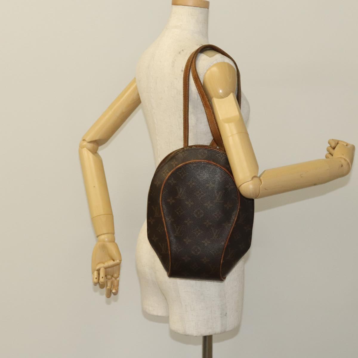 LOUIS VUITTON Monogram Ellipse Sac A Dos Shoulder Bag M51125 LV Auth BA3756